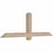 Ekena Millwork Eugene Smooth Timber Gable Bracket, Douglas Fir, 60"W x 20"H x 3 1/2"D x 3 1/2"F, 8/12 Pitch GBW060X20X0404EUG00SDF - alternate 5